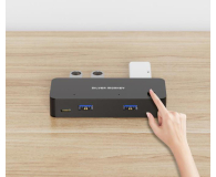 Silver Monkey Switch Box HUB 4 x USB 3.1 + USB-C (DC) (na 2 komputery) - 1270413 - zdjęcie 8